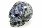 1.5" Polished "Blue Point Sodalite" Skulls - Photo 4